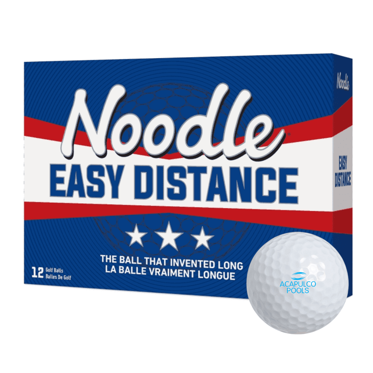 TaylorMade Noodle Easy Distance Golf Balls, White